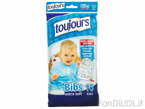 Bavaglini monouso (Per bambini)