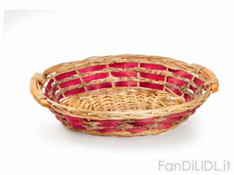 Cesto in vimini (Arredo interni, arredamento casa)