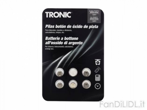 Batterie a bottone (Elettronica, atrezzature rtv)