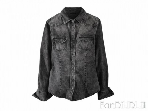 Camicia in jeans (Moda, abbigliamento)