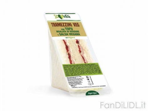 Tramezzini vegani (Articoli alimentari)