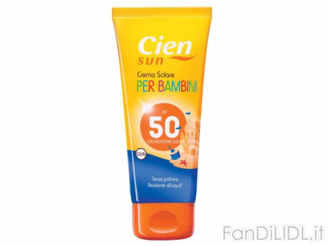 Crema solare per (Moda, abbigliamento)