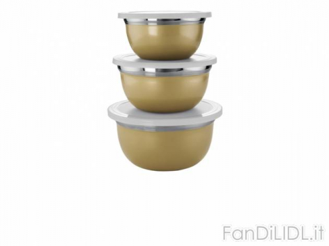 Set ciotole in acciaio (Cucina)