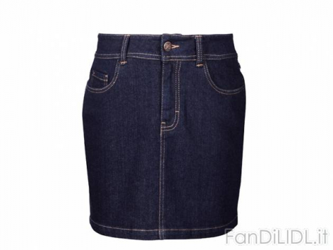 Minigonna in jeans (Moda, abbigliamento)