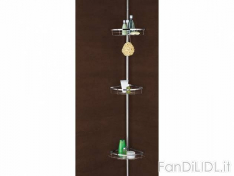 Portaoggetti telescopico (Bagno, accessori, interno)