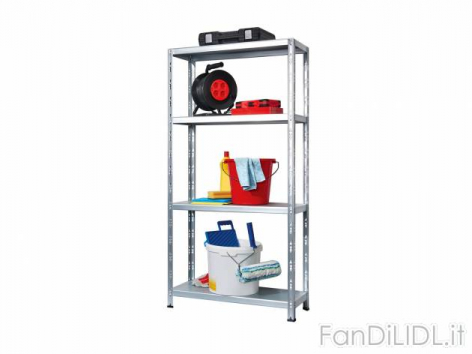 Scaffale a 4 ripiani (Officina, attrezzi, Lidl tecnico)