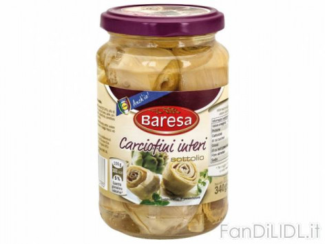 Carciofini interi (Articoli alimentari)
