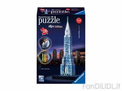 Puzzle 3D con LED (Per bambini)