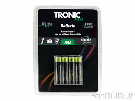 Batterie ricaricabili (Arredo interni, arredamento casa)