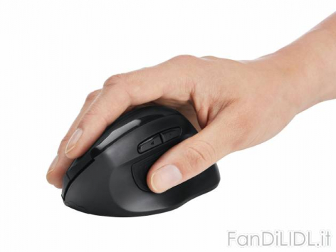 Mouse ergonomico (Articoli per ufficio, cartacei, industriali)