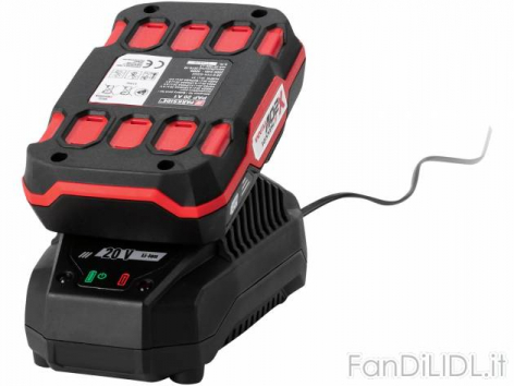 Batteria 2Ah e caricabatteria (Officina, attrezzi, Lidl tecnico)