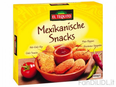 Snacks messicani (Articoli alimentari)