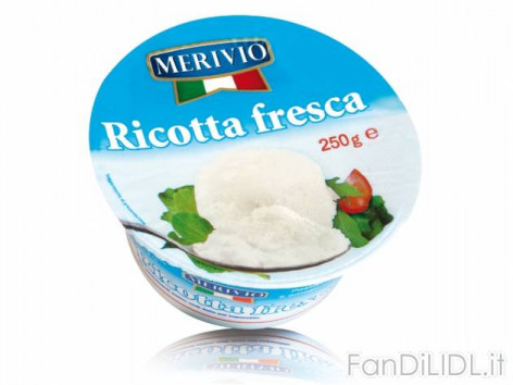 Ricotta fresca (Articoli alimentari)