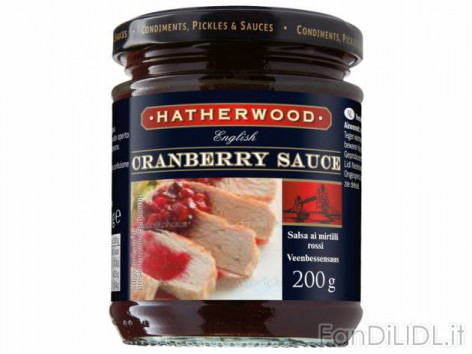 Salsa ai mirtilli (Articoli alimentari)