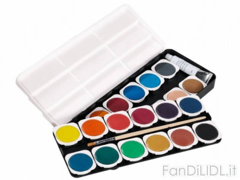Acquerelli, 24 pezzi (Per bambini)