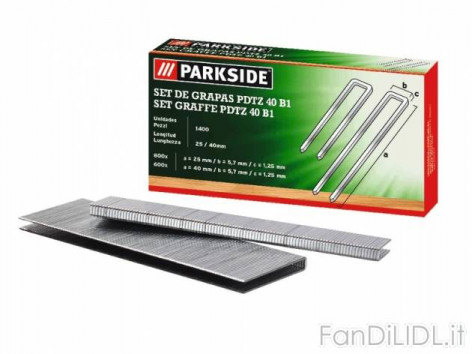 Set graffe o chiodi (Officina, attrezzi, Lidl tecnico)