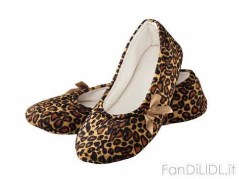 Pantofole da donna (Scarpe, pellame)