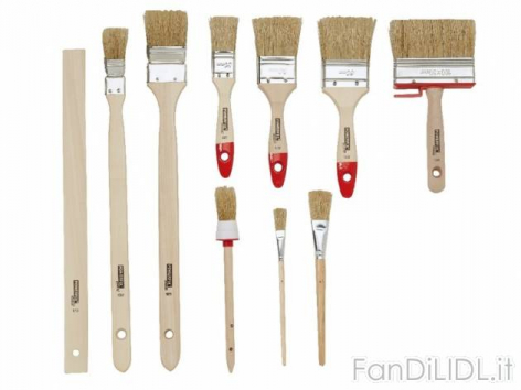 Set pennelli, 10 (Officina, attrezzi, Lidl tecnico)