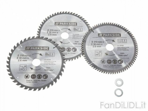 Set lame per sega (Officina, attrezzi, Lidl tecnico)