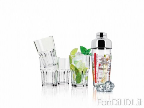 Set shaker e bicchieri (Giardino)