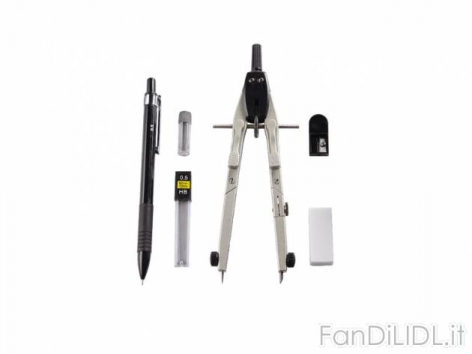 Set compasso (Articoli per ufficio, cartacei, industriali)