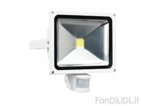Faro 30W con rilevatore Led (Elettronica, atrezzature rtv)