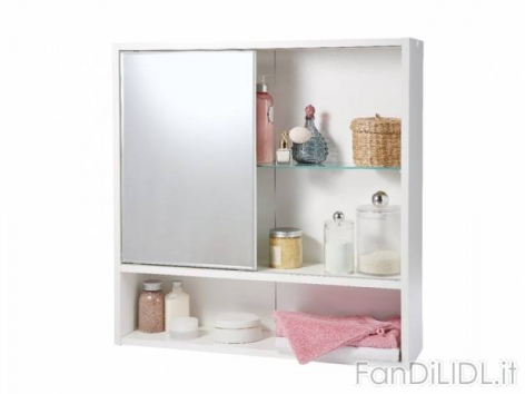 Armadietto con specchio (Bagno, accessori, interno)