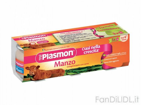 Omogeneizzato manzo, (Per bambini)