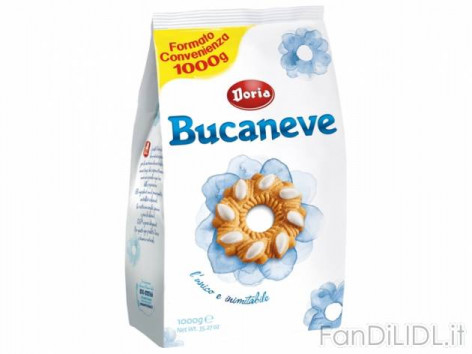 Bucaneve frollini (Articoli alimentari)