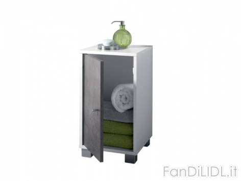 Mobiletto con 1 (Bagno, accessori, interno)