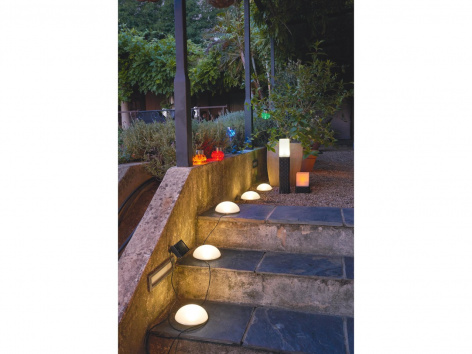 Lampade da pavimento ad energia solare, 5 pezzi