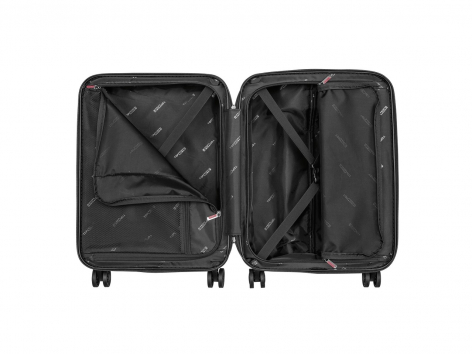 Trolley da viaggio in policarbonato 34,5L, nero