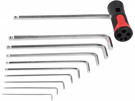 Set chiavi a brugola, 11 pezzi