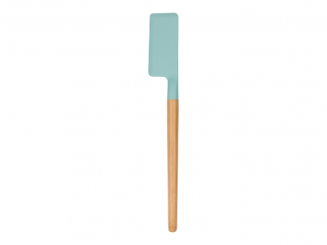 Utensile da cucina in silicone e bambù