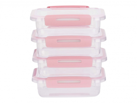 Set contenitori salvafreschezza con chiusura ermetica