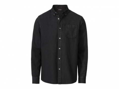 Camicia in jeans da uomo