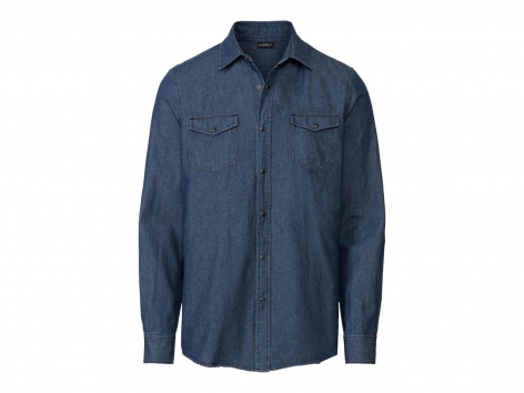 Camicia in jeans da uomo