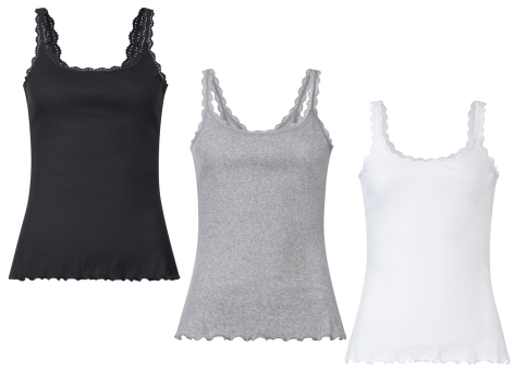 Canotta da donna con pizzo
