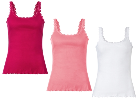 Canotta da donna con pizzo