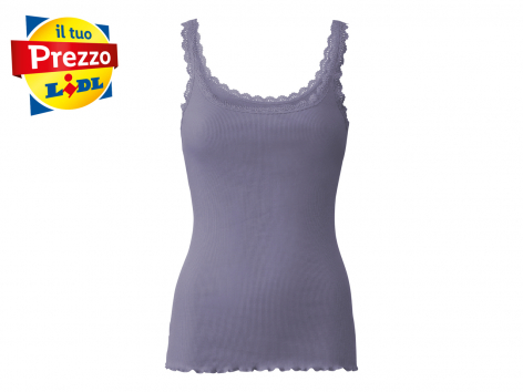 Canotta da donna con pizzo