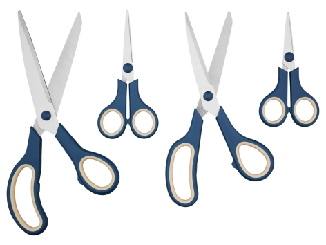 Set forbici, 4 pezzi