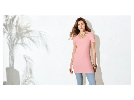 T-shirt lunga da donna