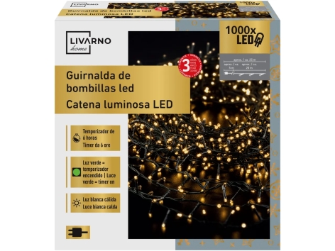 Catena luminosa 1000 LED