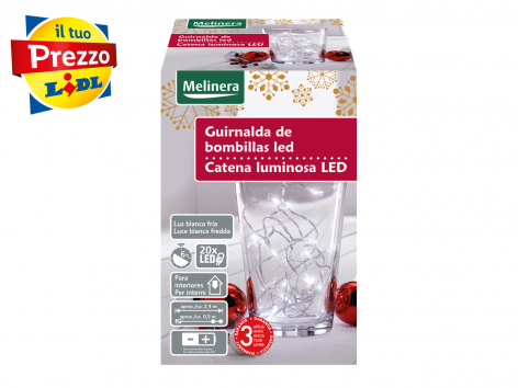 Catena luminosa LED per interni