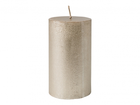Candela profumata in vasetto o candela effetto metallizzato