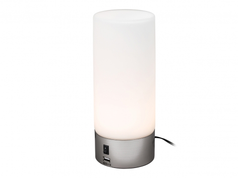 Lampada LED da tavolo con porta USB