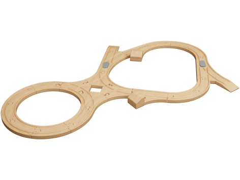 Set ampliamento per gioco pista in legno