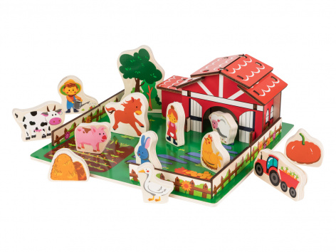 Puzzle ad incastro 3D in legno