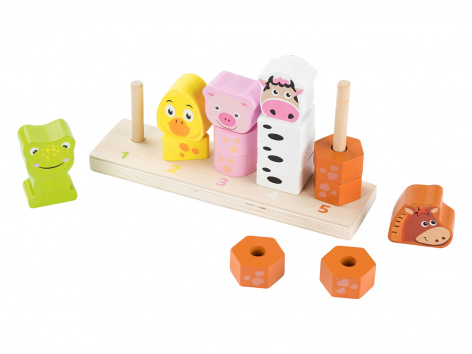 Gioco apprendimento in legno