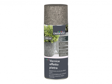 Vernice spray effetto pietra o metallica